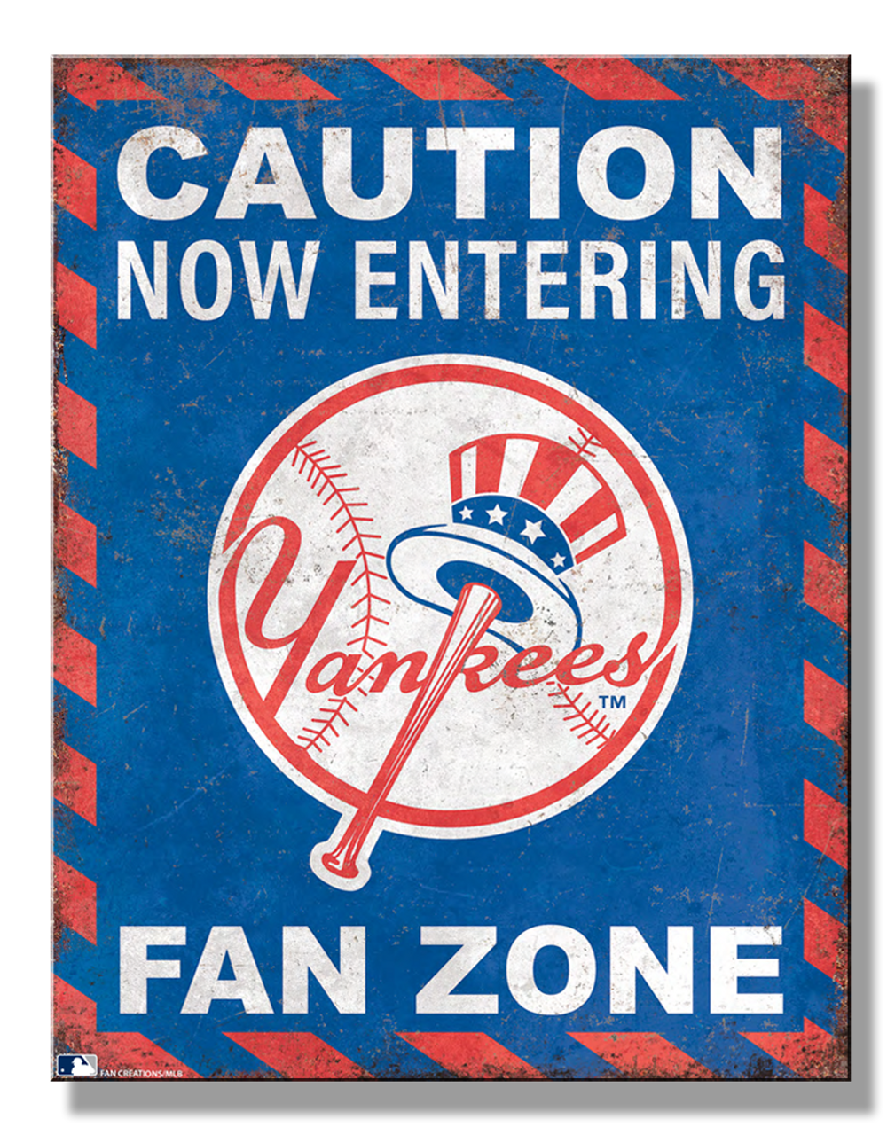 NY Yankees Fan Zone Sign