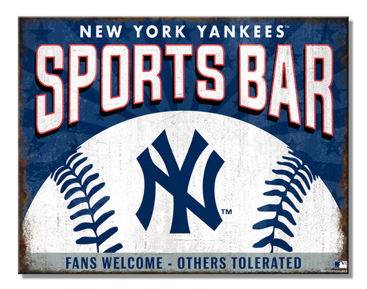 NY Yankees Sports Bar Sign