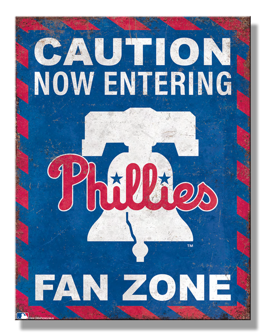 Philadelphia Phillies Fan Zone Sign