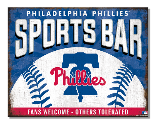 Philadelphia Phillies Sports Bar Sign