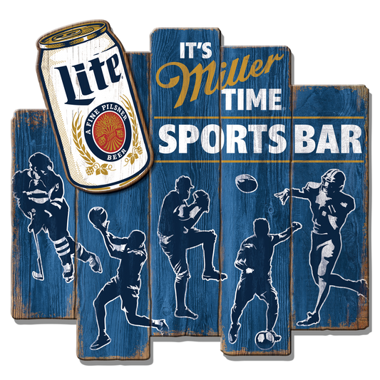 23" MDF Miller Lite Sports Bar