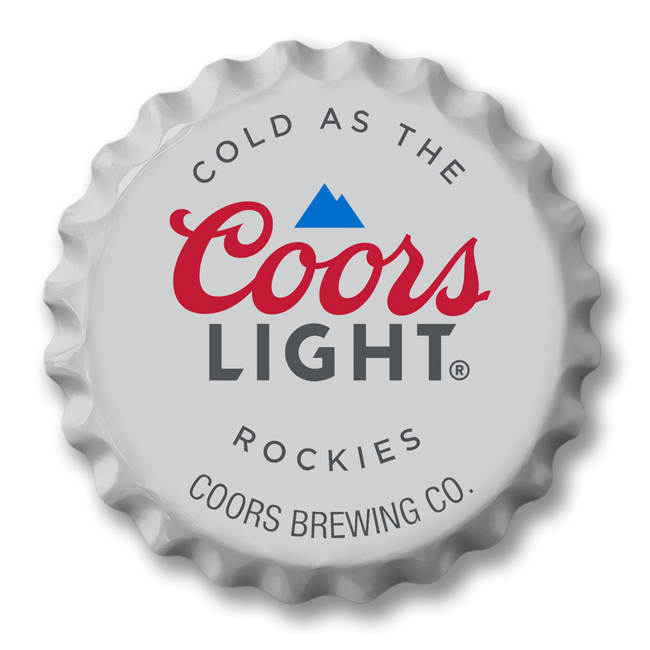 Coors Light Cap-18"Dia. Sign