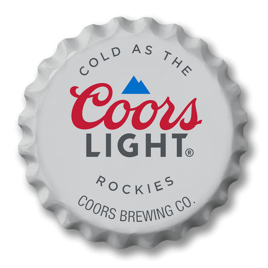 Coors Light Cap-18"Dia. Sign