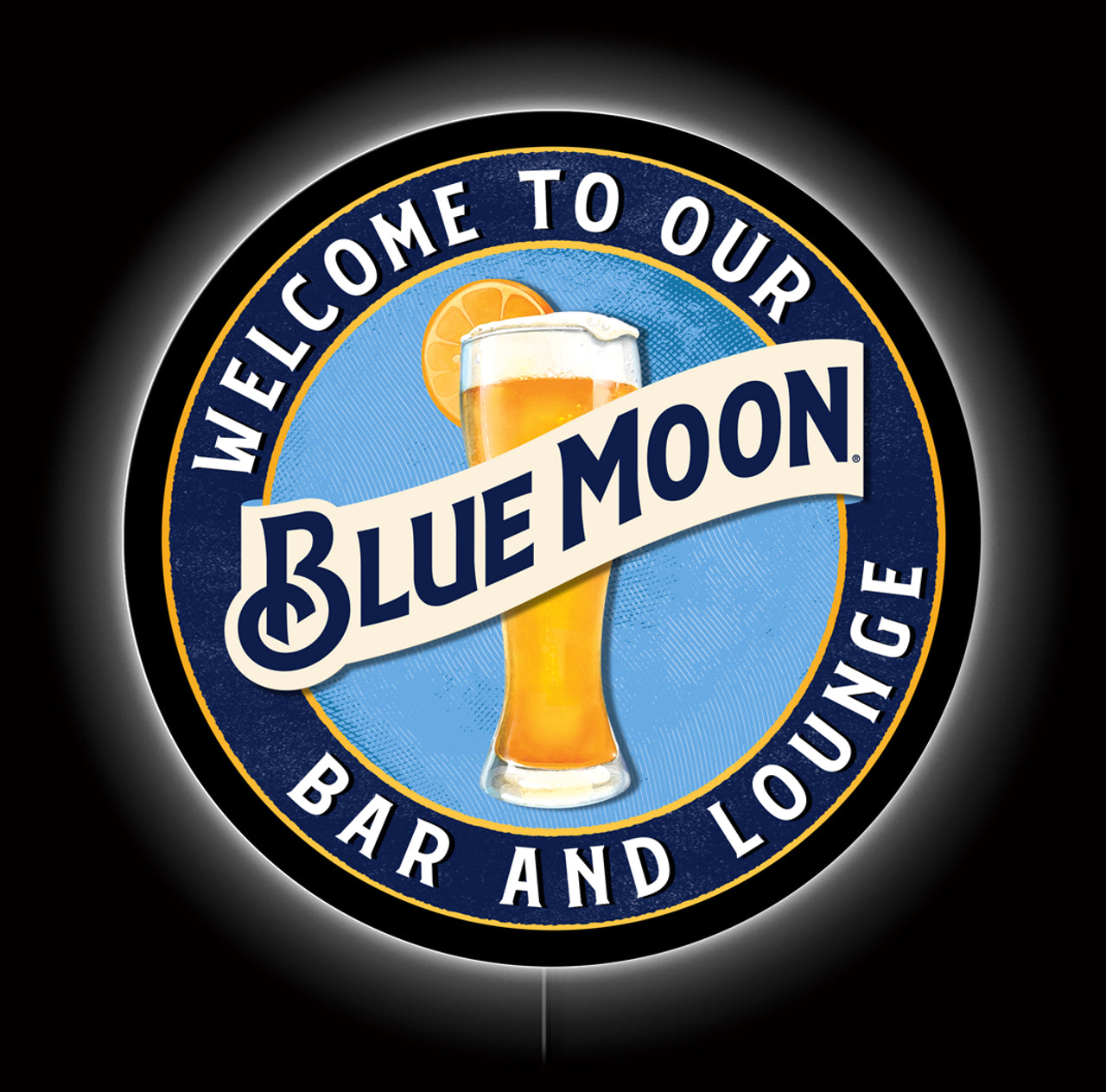 23" LED - Blue Moon Sign