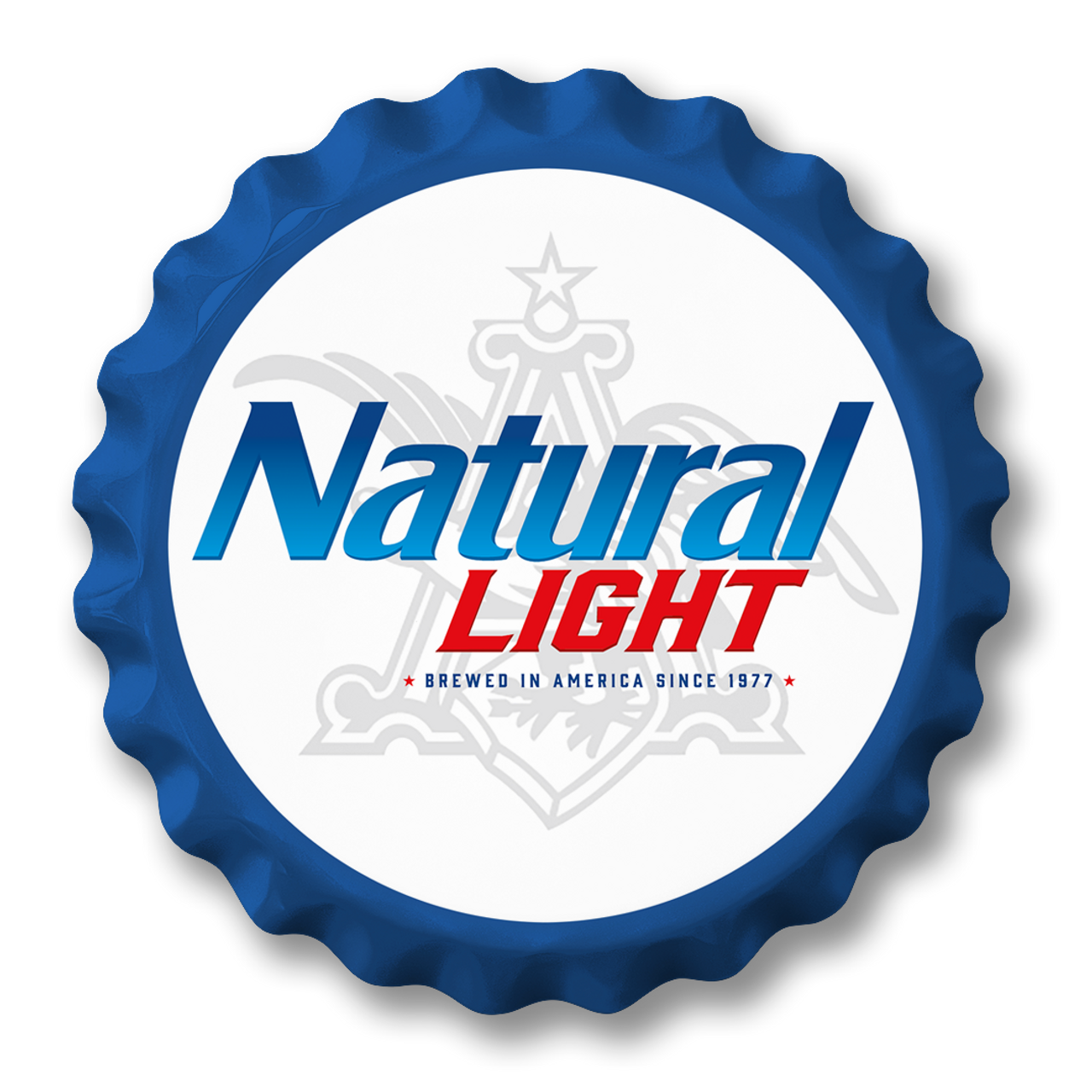 Natural Light Bottle Cap Sign