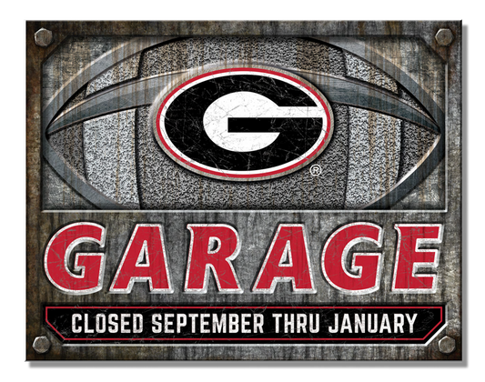 NCAA GEORGIA Garage Sign