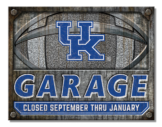 NCAA KENTUCKY Garage Sign