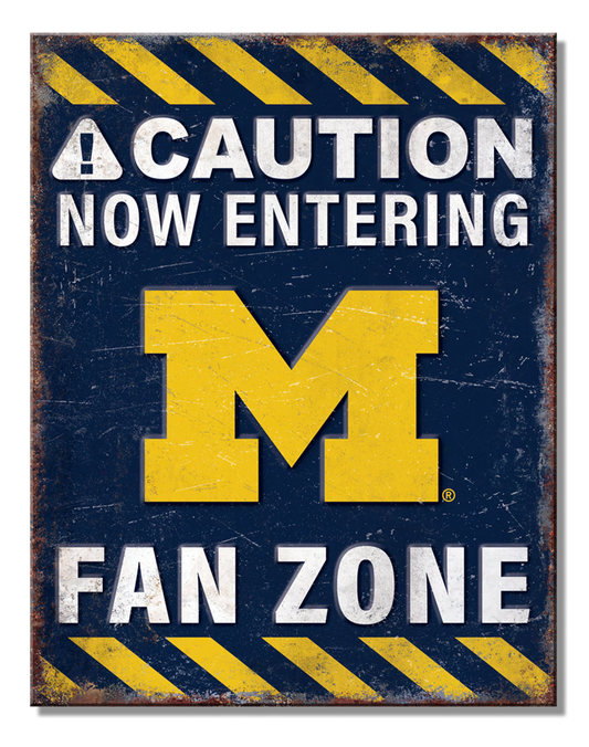 NCAA MICHIGAN Fan Zone Sign