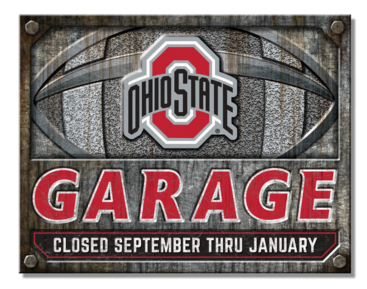 NCAA OHIO STATE Garage Sign