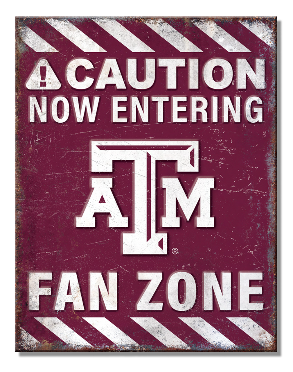 NCAA TEXAS A&M Fan Zone Sign