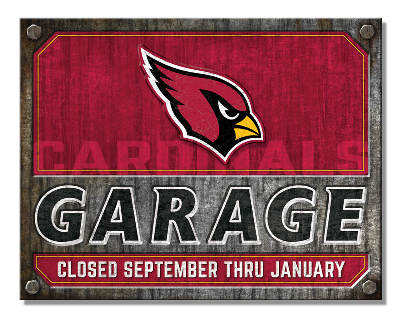 Arizona Cardinals Garage Sign