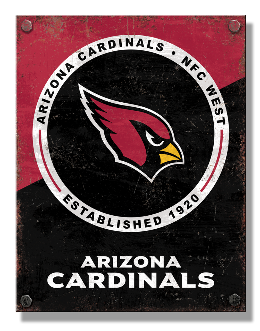 Arizona Cardinals Two Tone Sign