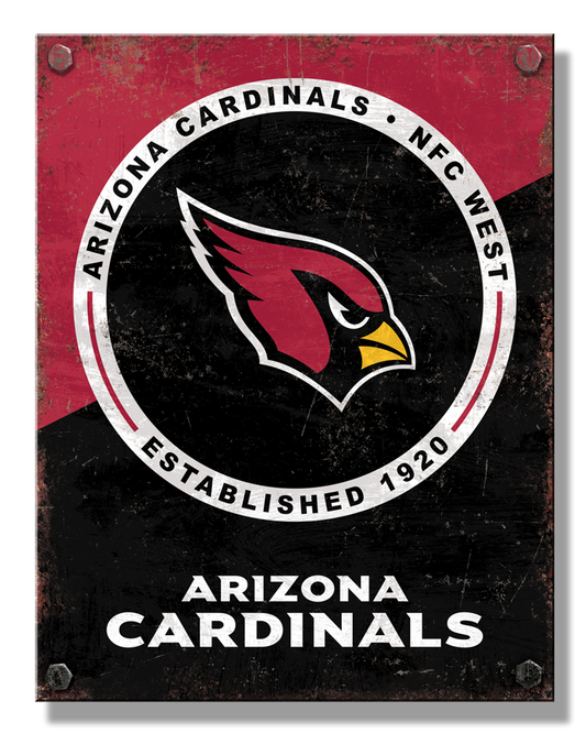 Arizona Cardinals Two Tone Sign