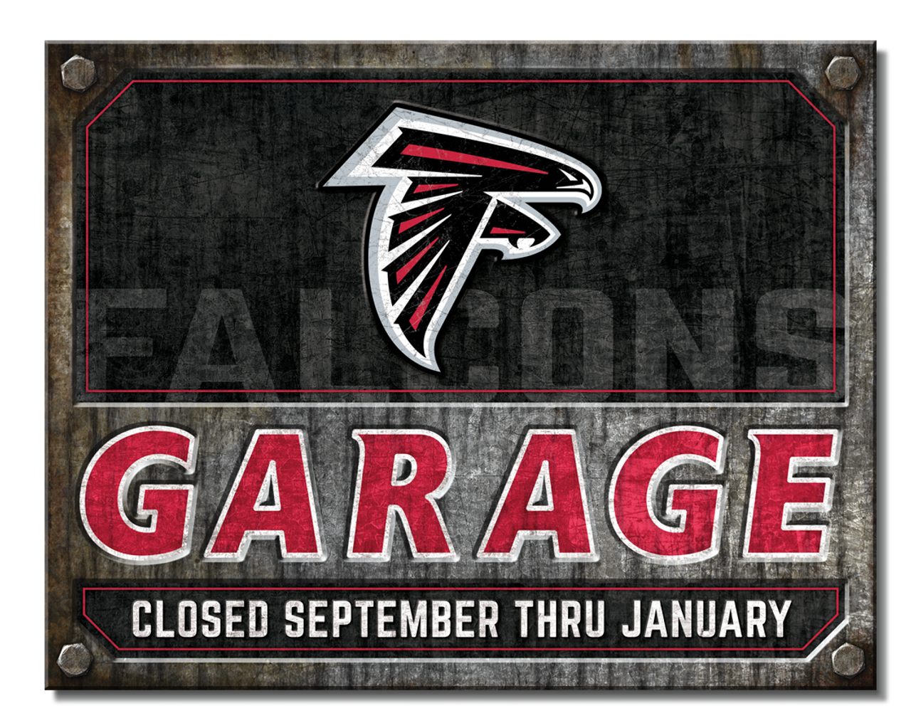 Atlanta Falcons Garage Sign