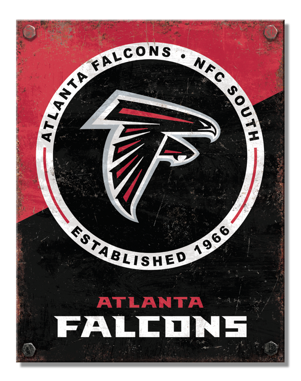 Atlanta Falcons Two Tone Sign