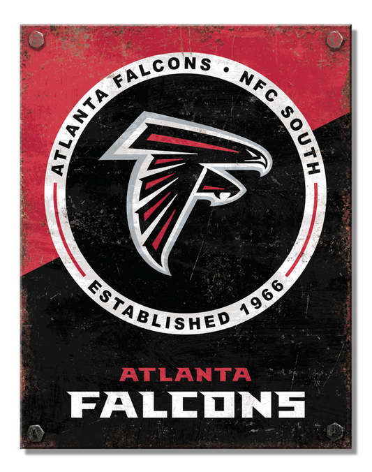 Atlanta Falcons Two Tone Sign