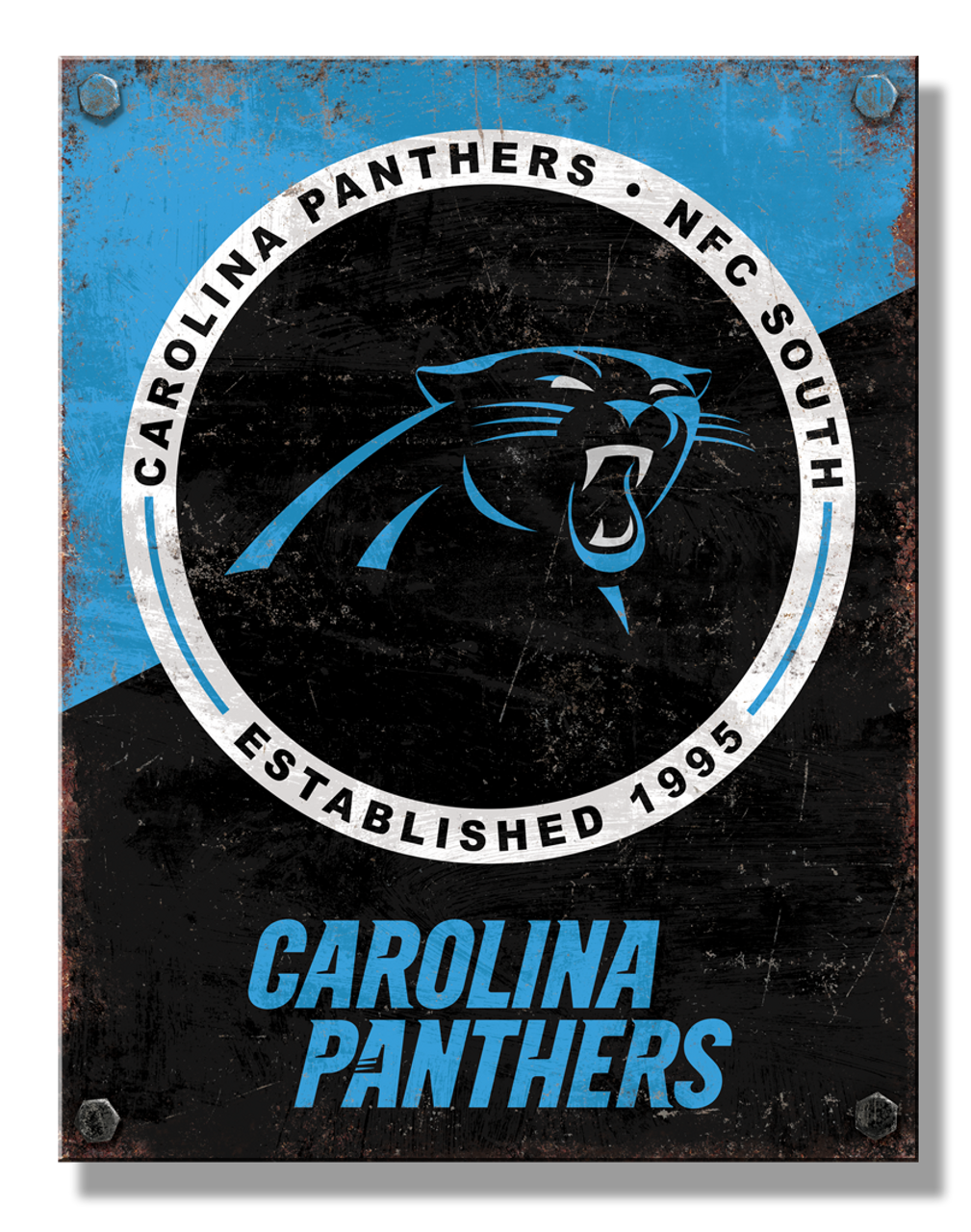 Carolina Panthers Two Tone Sign