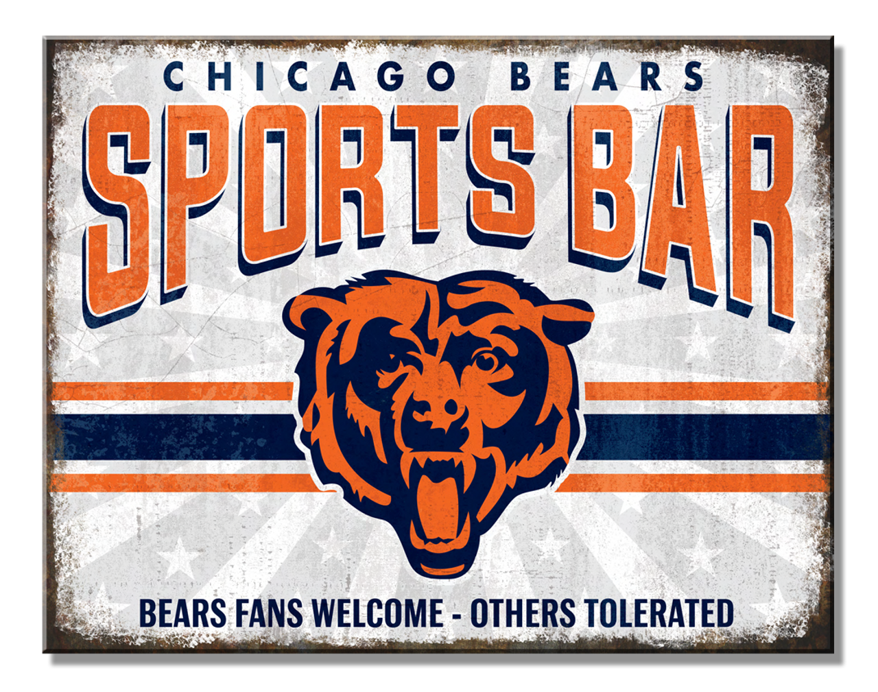 Chicago Bears Bar Sign