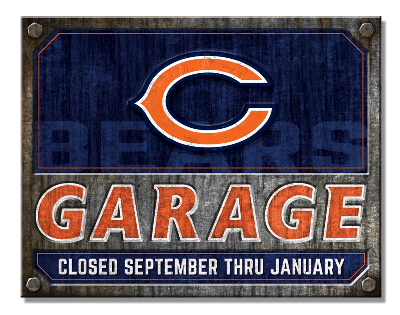 Chicago Bears Garage Sign