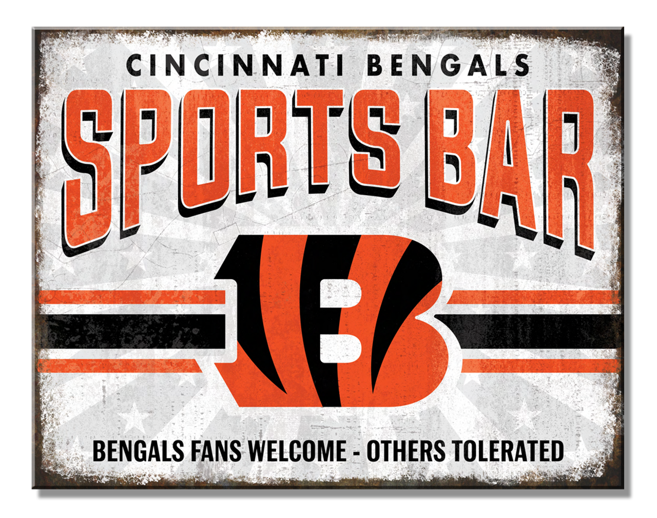 Cincinnati Bengals Bar Sign