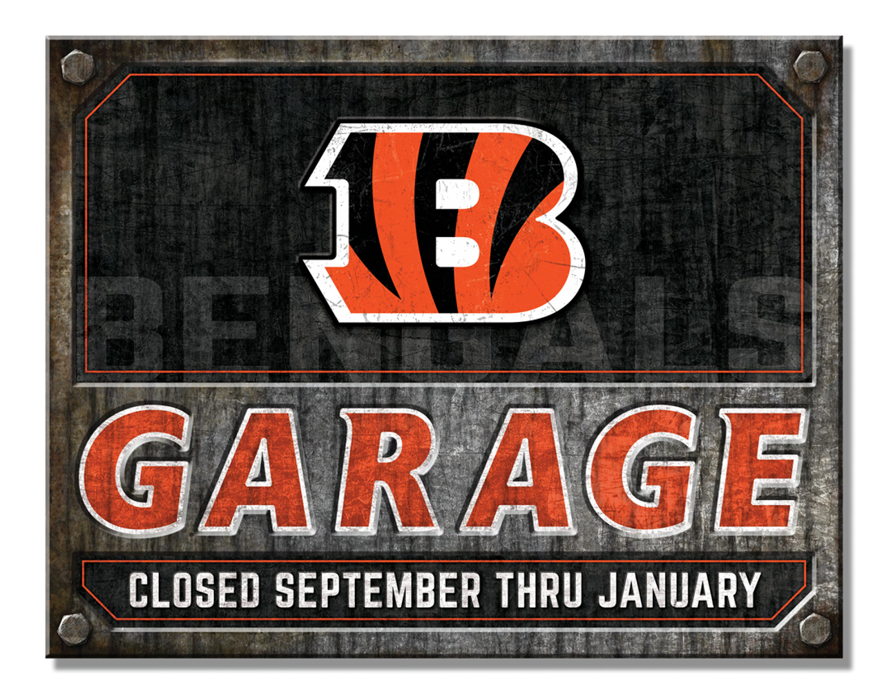 Cincinnati Bengals Garage Sign