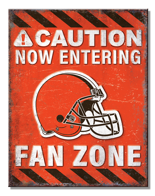 Cleveland Browns Fan Zone Sign