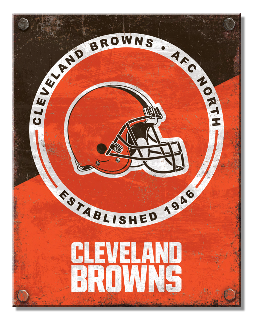 Cleveland Browns Two Tone Sign