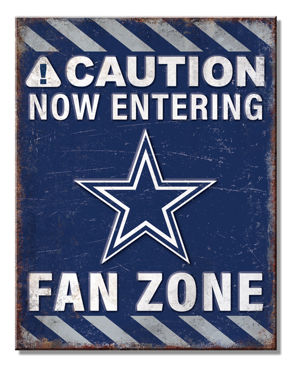 Dallas Cowboys Fan Zone Sign