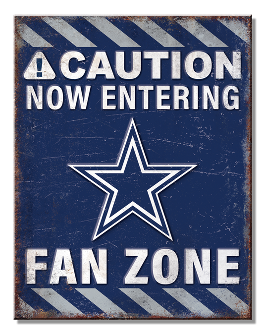 Dallas Cowboys Fan Zone Sign