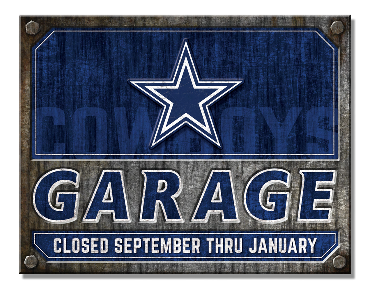 Dallas Cowboys Garage Sign