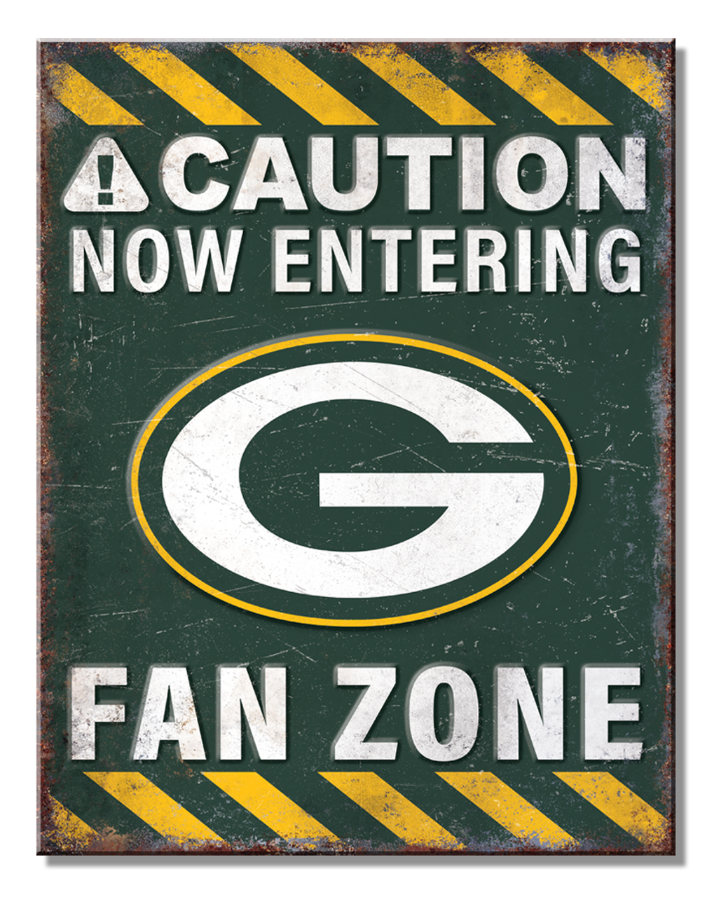 Green Bay Packers Fan Zone Sign