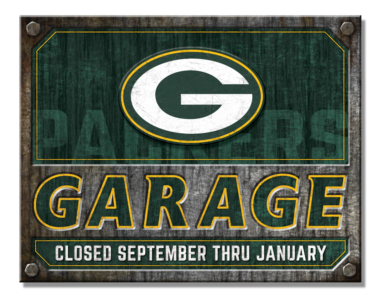 Green Bay Packers Garage Sign