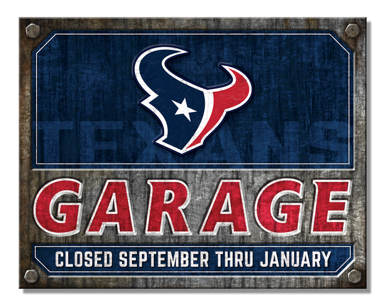 Houston Texans Garage Sign