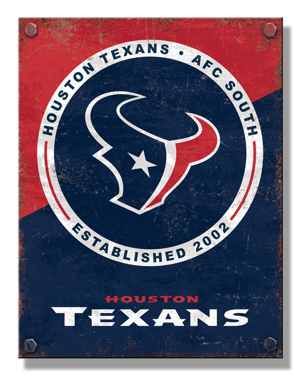 Houston Texans Two Tone Sign