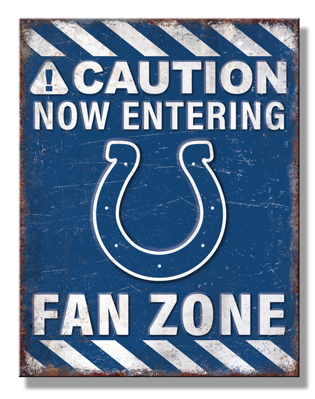 Indianapolis Colts Fan Zone Sign