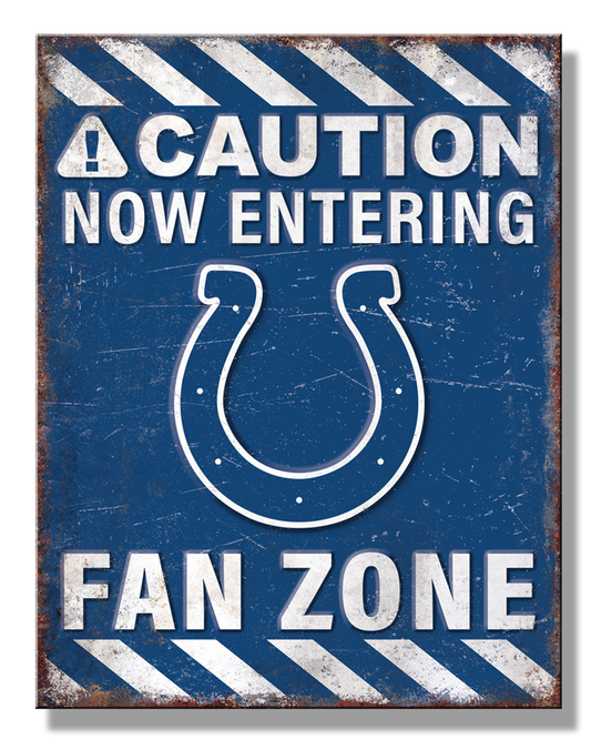 Indianapolis Colts Fan Zone Sign