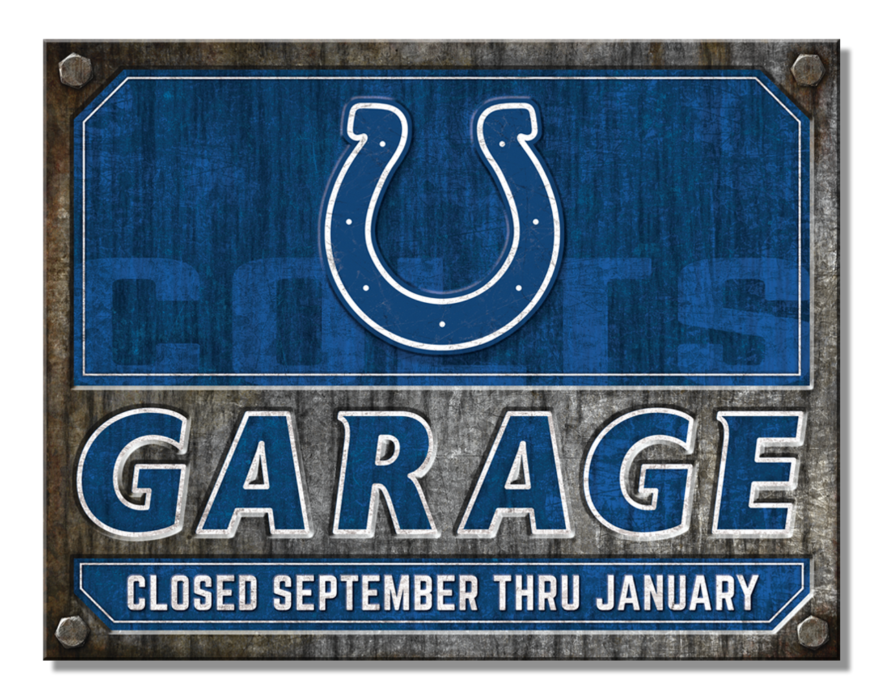 Indianapolis Colts Garage Sign