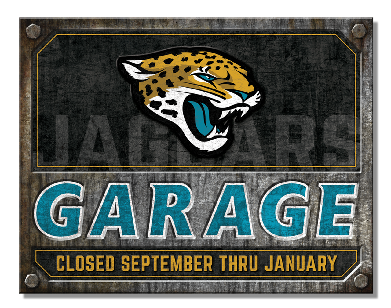 Jacksonville Jaguars Garage Sign