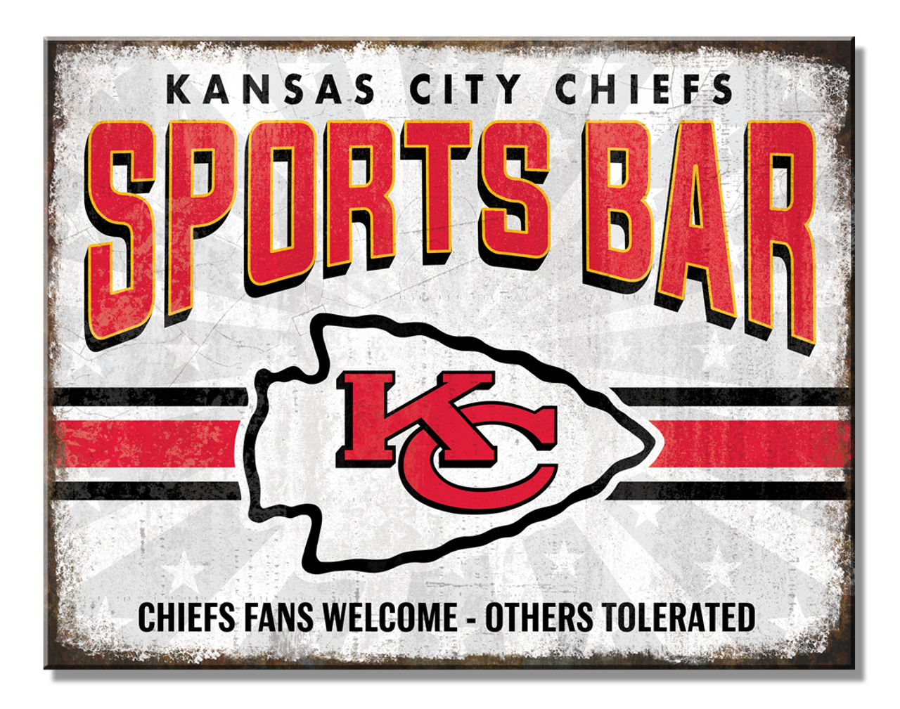 Kansas City Chiefs Bar Sign