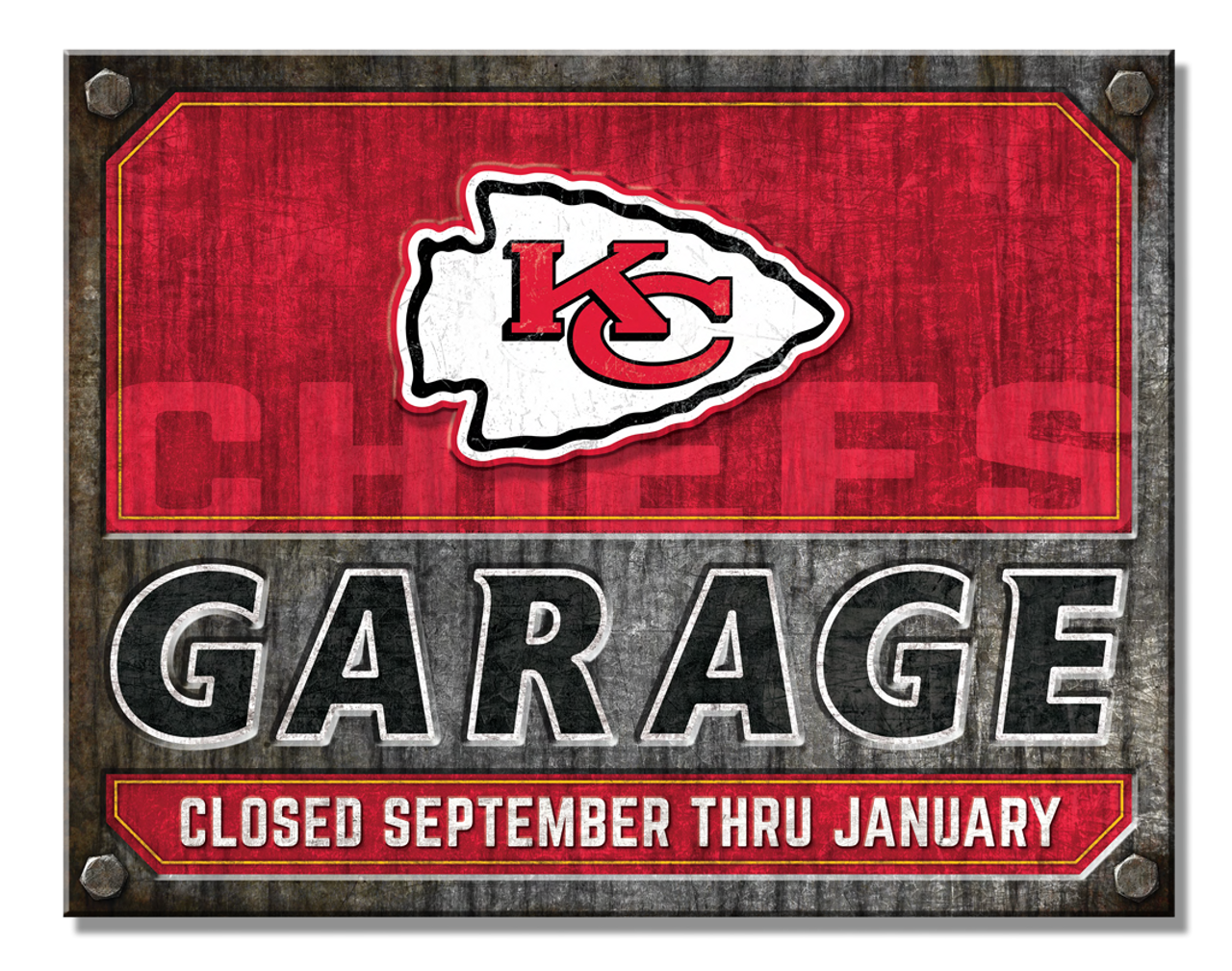 Kansas City Chiefs Garage Sign