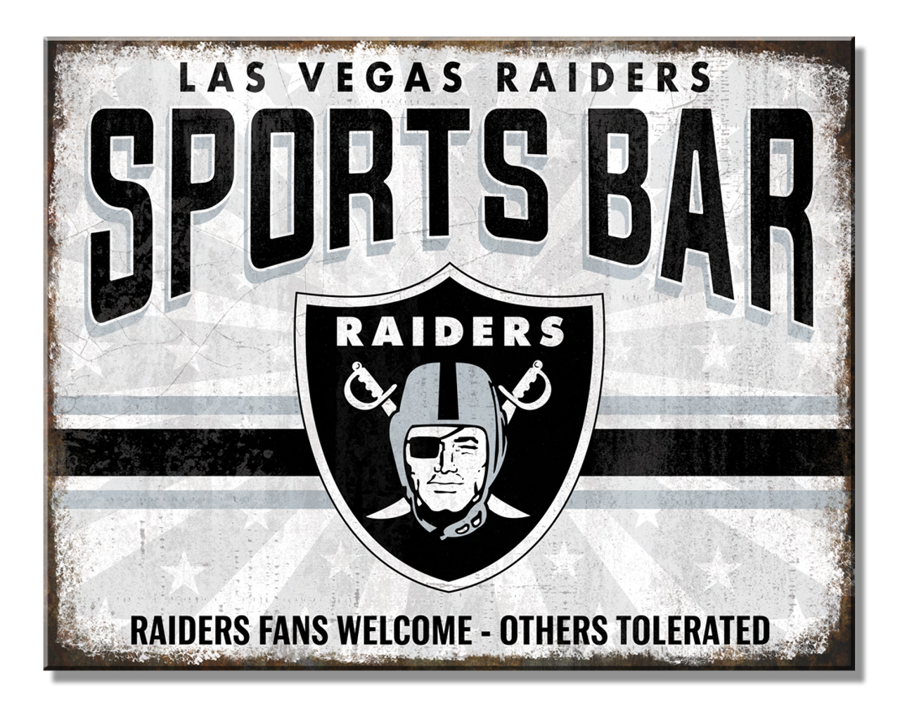 Las Vegas Raiders Bar Sign