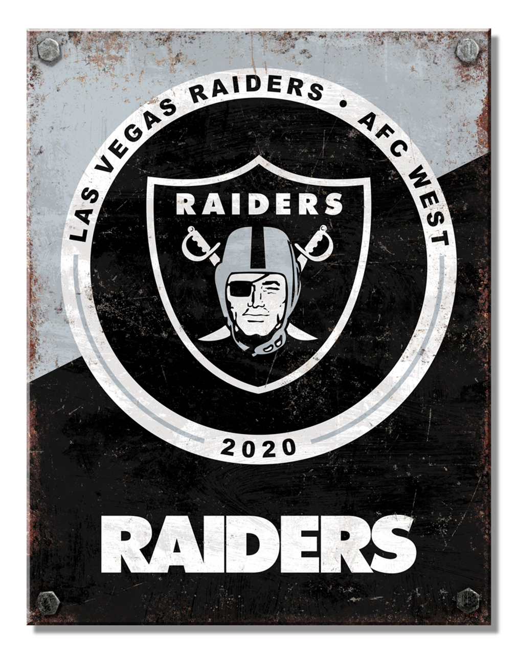 Las Vegas Raiders Two Tone Sign