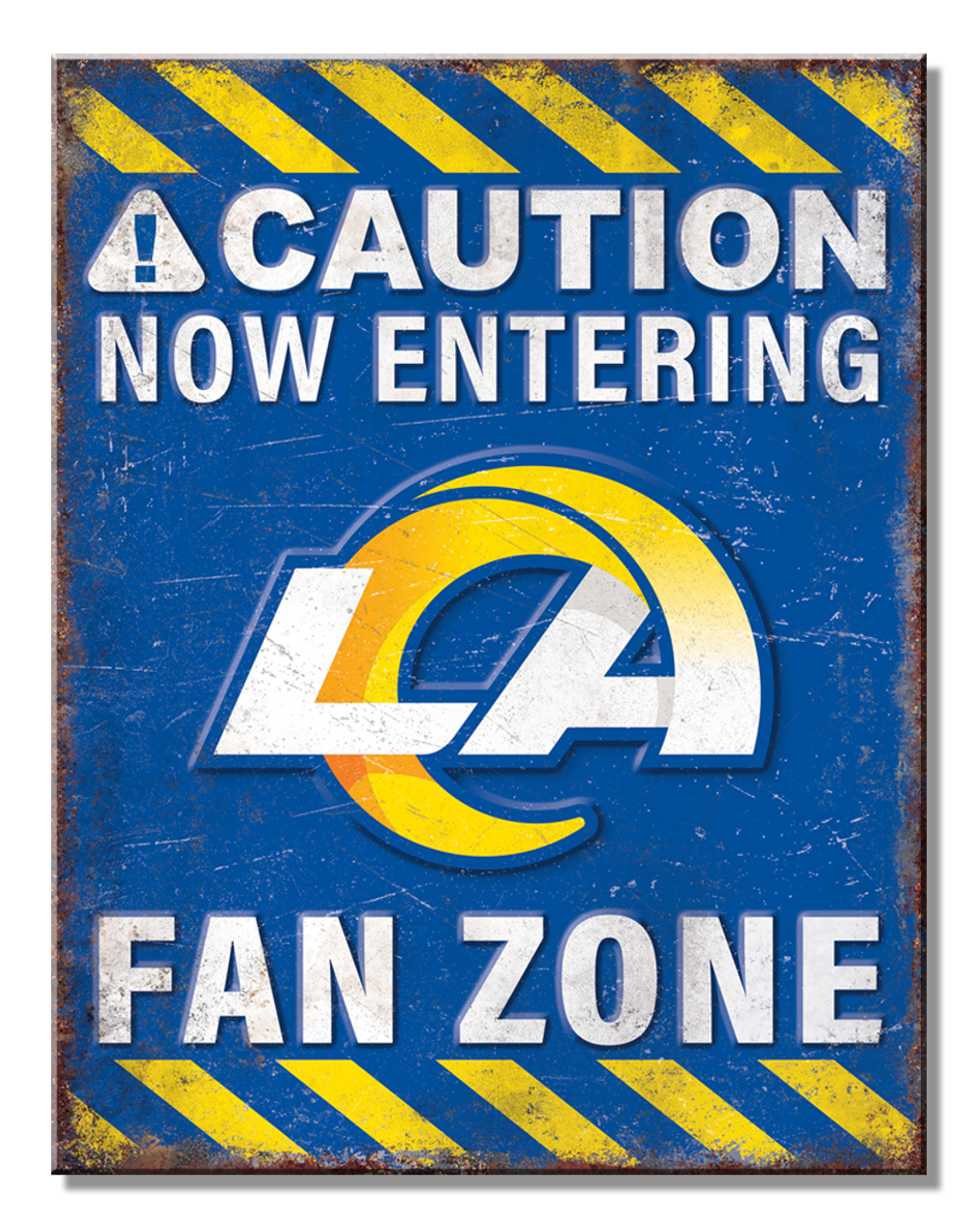 Los Angeles Rams Fan Zone Sign