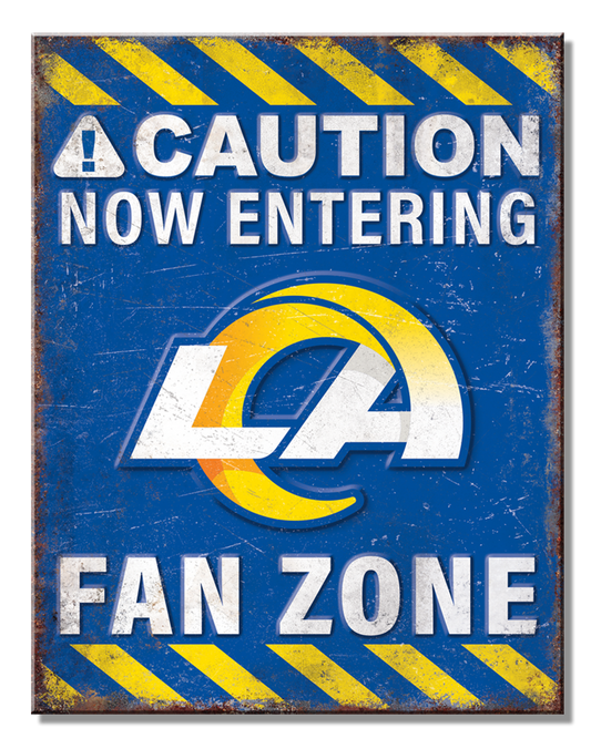 Los Angeles Rams Fan Zone Sign