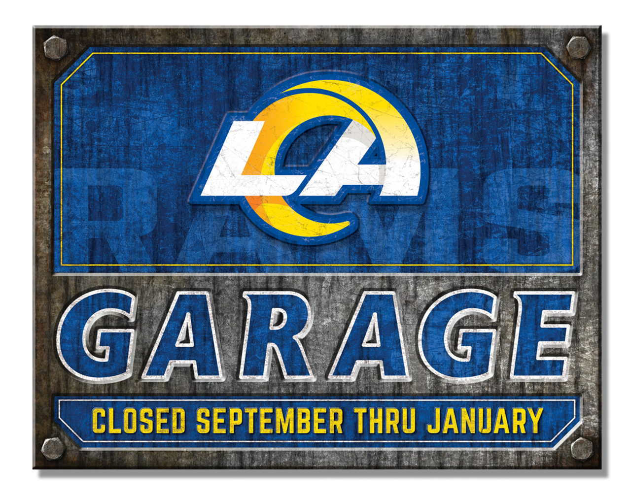 Los Angeles Rams Garage Sign