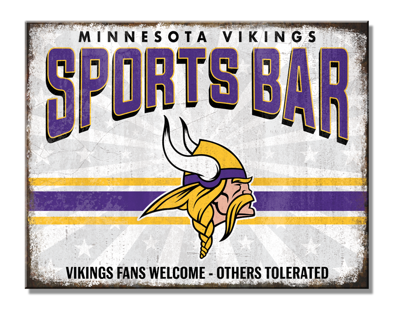 Minnesota Vikings Sports Bar Sign