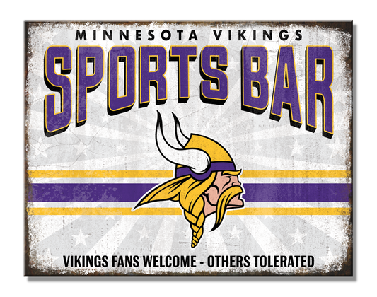 Minnesota Vikings Sports Bar Sign