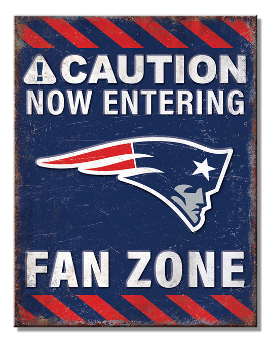 New England Patriots Fan Zone Sign