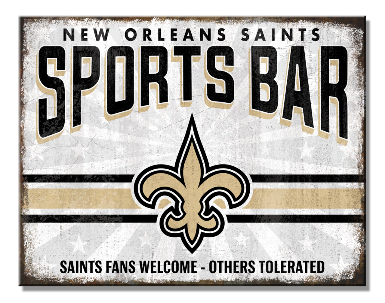 New Orleans Saints Bar Sign