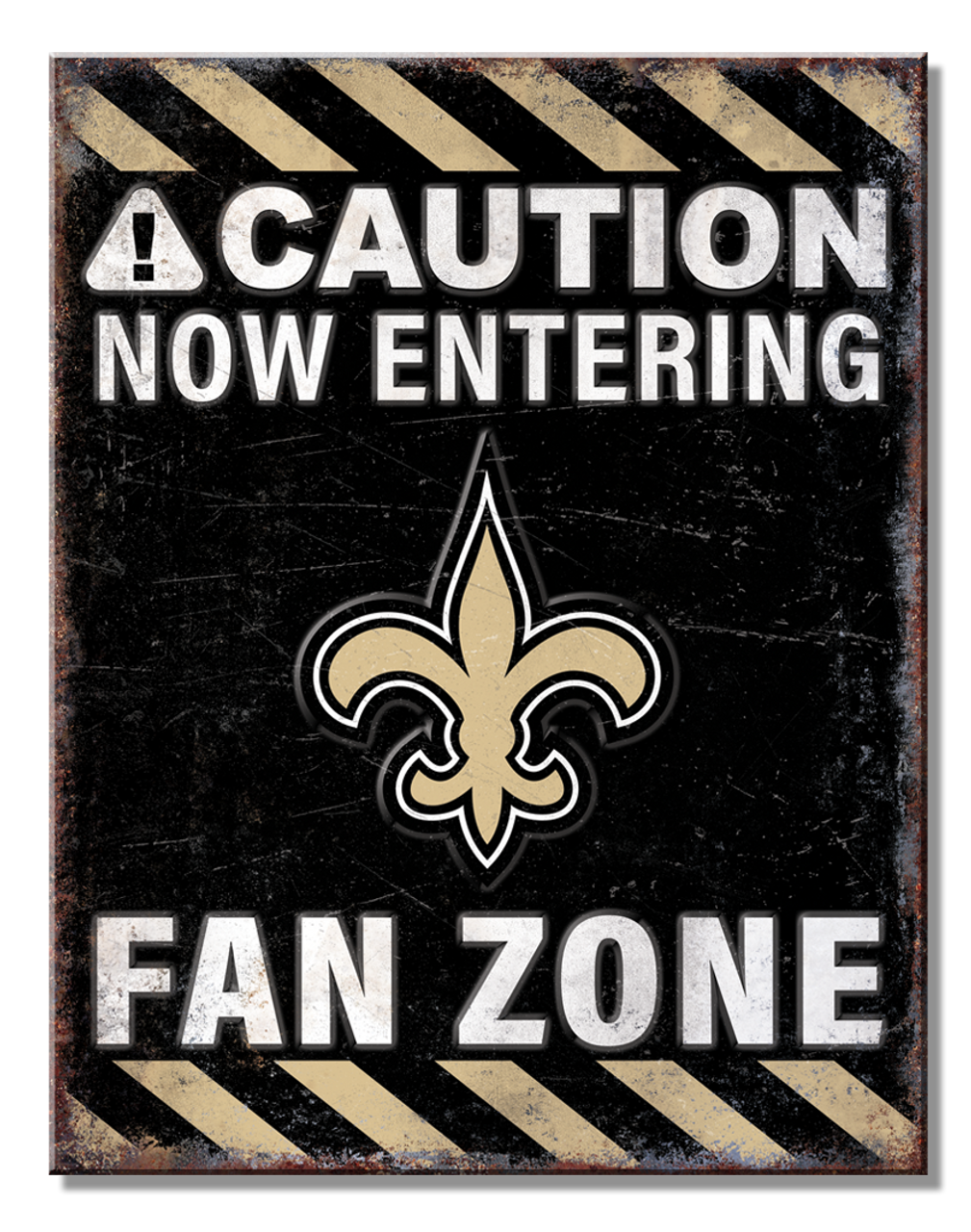 New Orleans Saints Fan Zone Sign